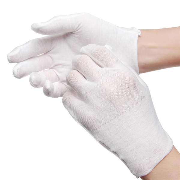 Disosable White Work Glove - Disosable White Work Glove - Image 1 of 6