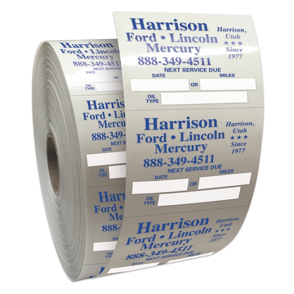 Roll of Clear Static Cling Decals for Car Windshield - Roll of Clear Static Cling Decals for Car Windshield - Image 0 of 0