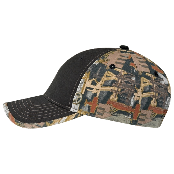 Six Panel (Trim) Oilfield® Camouflage Cap - Six Panel (Trim) Oilfield® Camouflage Cap - Image 2 of 8