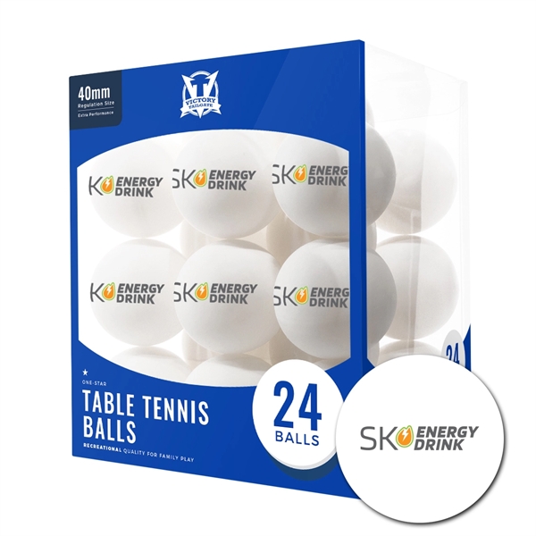 Escalade Sports Tailgate - Ping Pong Balls, 24 Pack