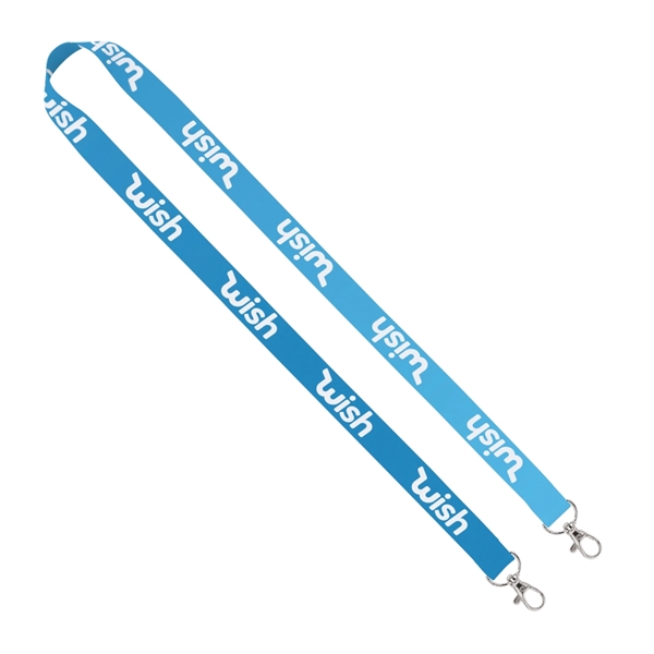 Import Rush 3/4" Dye-Sublimated Sewn 2-Ended Lanyard