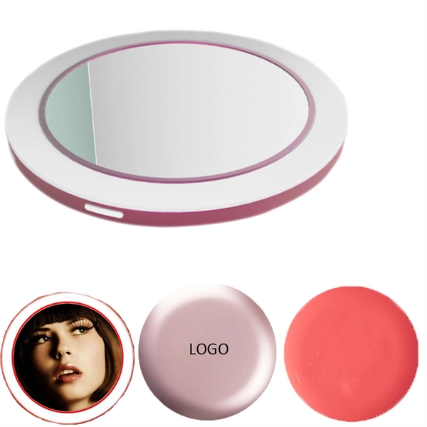 Portable Led Rechargeable Cosmetic Mirror - Portable Led Rechargeable Cosmetic Mirror - Image 0 of 2