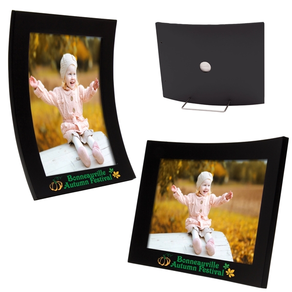 4 x 6 Curved Wood Color Pop Frame - 4 x 6 Curved Wood Color Pop Frame - Image 1 of 2