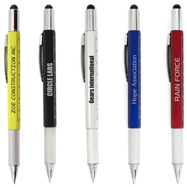 7-in-1 Plastic Tool Pen - 7-in-1 Plastic Tool Pen - Image 0 of 5