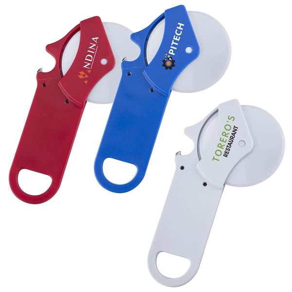 Pizza Cutter Bottle Opener - Pizza Cutter Bottle Opener - Image 0 of 4