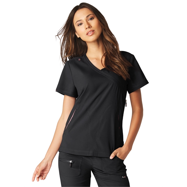 koi - Lite - Women's Three-Pocket Mock-Wrap Philosophy Top - koi - Lite - Women's Three-Pocket Mock-Wrap Philosophy Top - Image 0 of 46
