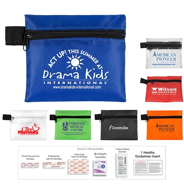 Doc 19 Piece First Aid Kit in Zipper Pouch