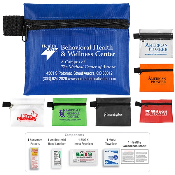Stay Safe Kit Stay Safe Kit 4 Piece Insect Repellent in Zipper Pouch | Plum Grove
