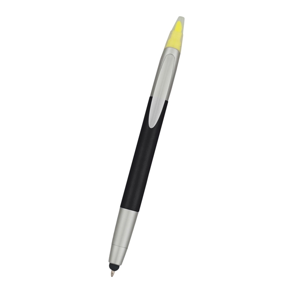 3-In-1 Pen With Highlighter and Stylus - 3-In-1 Pen With Highlighter and Stylus - Image 1 of 13