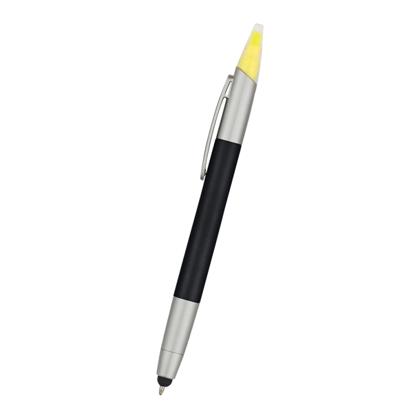 3-In-1 Pen With Highlighter and Stylus - 3-In-1 Pen With Highlighter and Stylus - Image 2 of 13