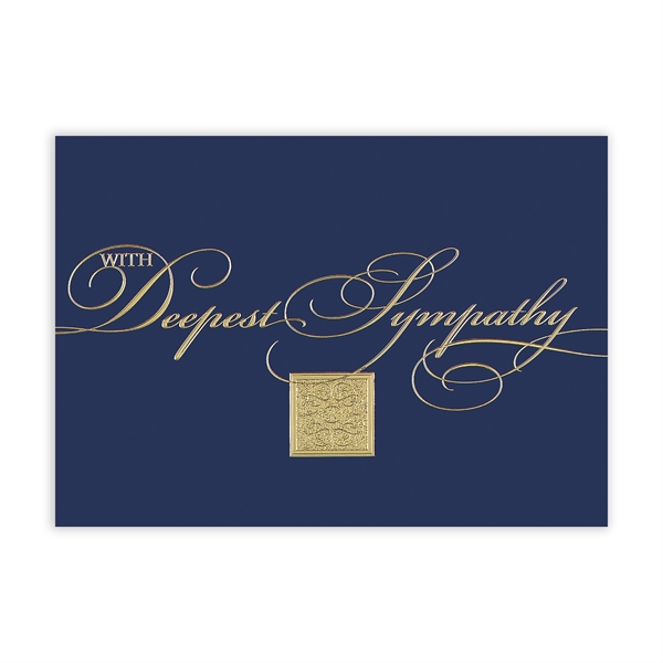 Royal Blue Sympathy - Greeting Card - Royal Blue Sympathy - Greeting Card - Image 0 of 1