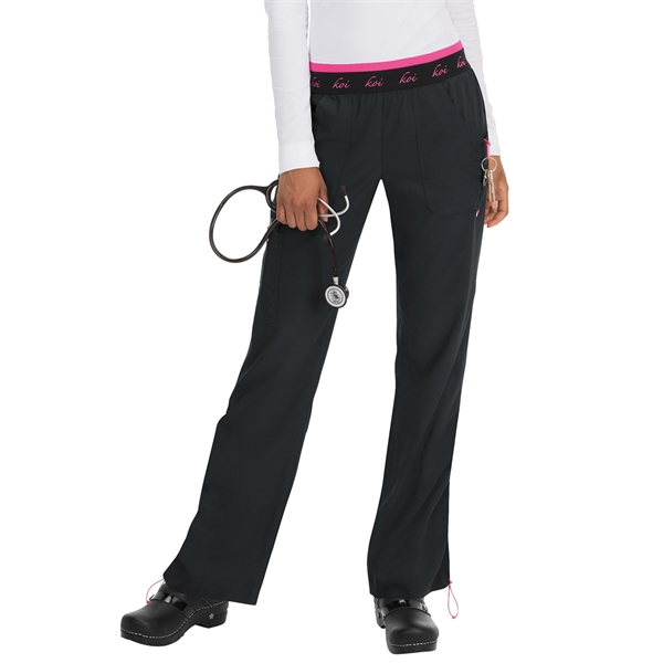 koi - Lite - Women's Five-Pocket Stretch Yoga-Style Spiri... - koi - Lite - Women's Five-Pocket Stretch Yoga-Style Spiri... - Image 0 of 5