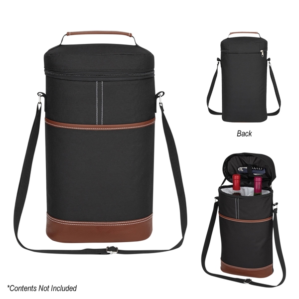 Custom Double Wine Kooler Bag