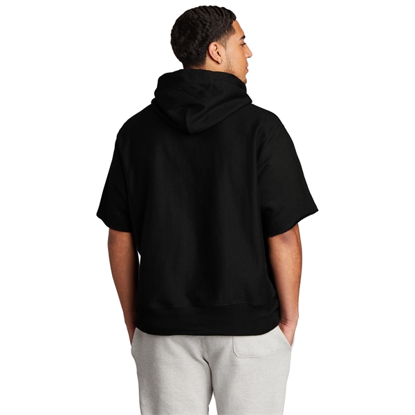 Champion Reverse Weave Short Sleeve Hooded Sweatshirt - Champion Reverse Weave Short Sleeve Hooded Sweatshirt - Image 1 of 15