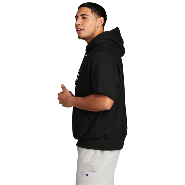 Champion Reverse Weave Short Sleeve Hooded Sweatshirt - Champion Reverse Weave Short Sleeve Hooded Sweatshirt - Image 2 of 15