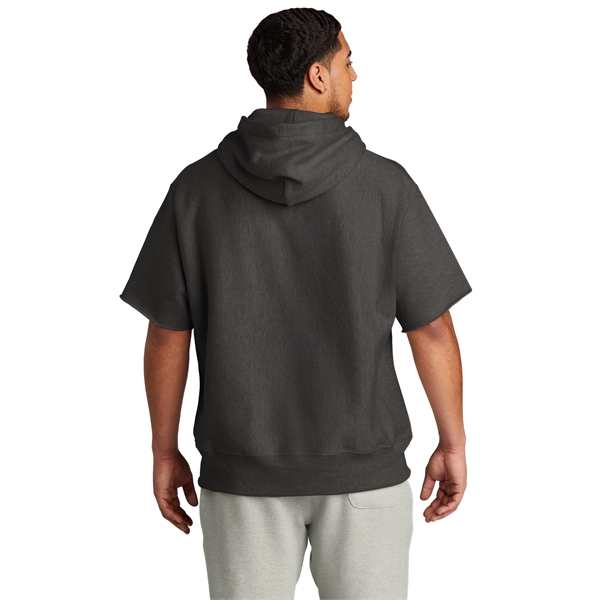 Champion Reverse Weave Short Sleeve Hooded Sweatshirt - Champion Reverse Weave Short Sleeve Hooded Sweatshirt - Image 7 of 15