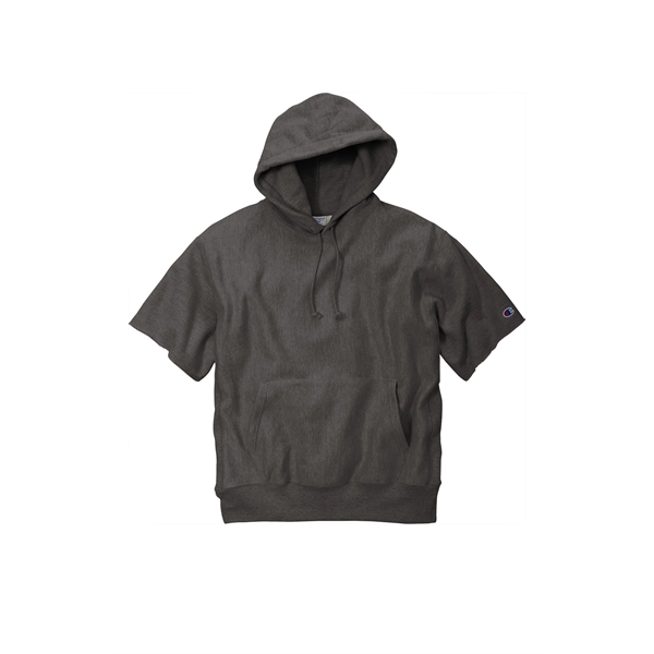 Champion Reverse Weave Short Sleeve Hooded Sweatshirt - Champion Reverse Weave Short Sleeve Hooded Sweatshirt - Image 9 of 15