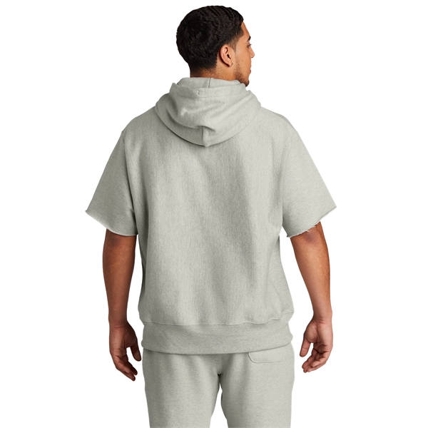 Champion Reverse Weave Short Sleeve Hooded Sweatshirt - Champion Reverse Weave Short Sleeve Hooded Sweatshirt - Image 12 of 15