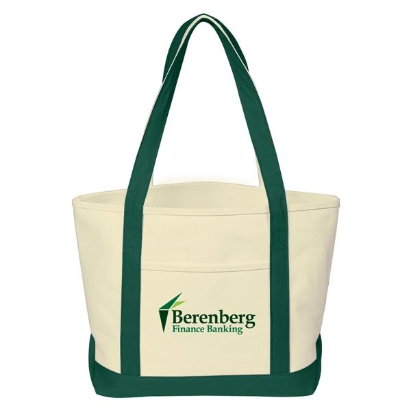 Medium Starboard Cotton Canvas Tote Bag - Medium Starboard Cotton Canvas Tote Bag - Image 7 of 36