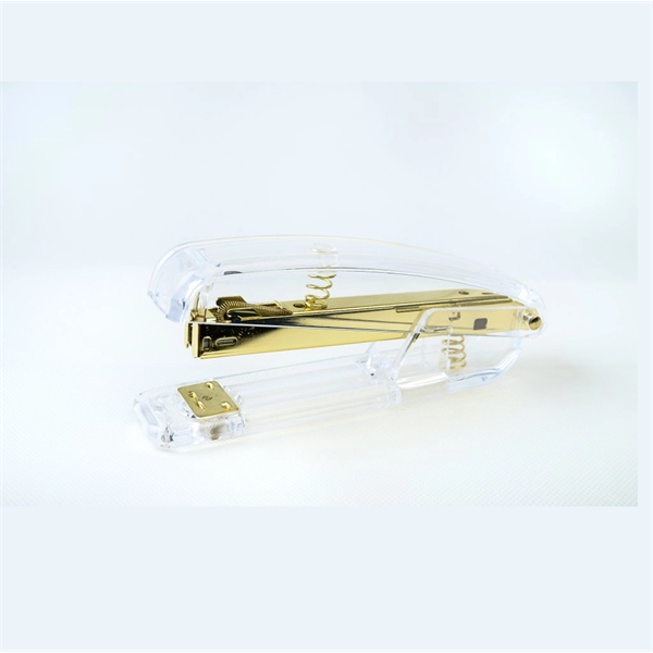 Elegant Clear Multi-color/ Gold Stapler - Elegant Clear Multi-color/ Gold Stapler - Image 1 of 2