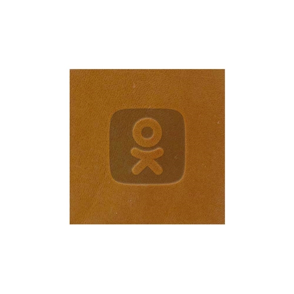 Custom 2"x2" Leather Square Patch