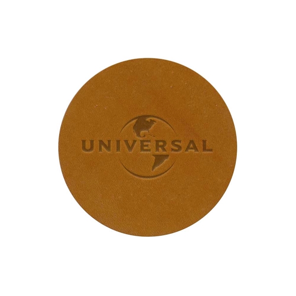 Custom 2 1/2" Leather Circle Patch