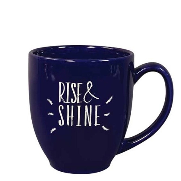 SOLID-COLOR BISTRO CERAMIC MUG 16 OZ. COBALT - SOLID-COLOR BISTRO CERAMIC MUG 16 OZ. COBALT - Image 1 of 1