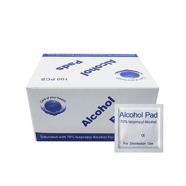 Individual Wrapped 70% Alcohol Disinfectant Cotton Slices - Individual Wrapped 70% Alcohol Disinfectant Cotton Slices - Image 0 of 4