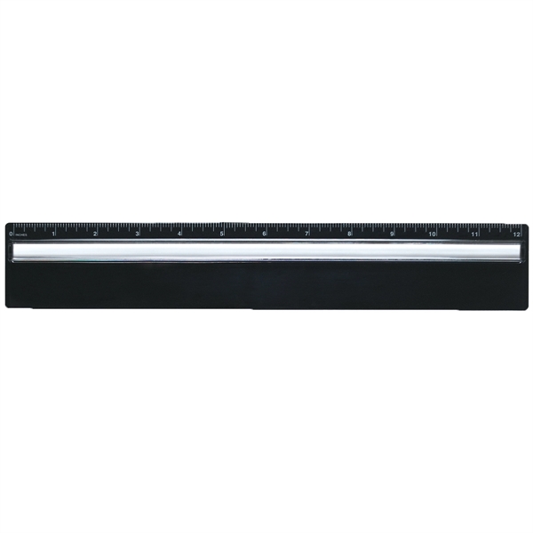 Plastic 12" Ruler With Magnifying Glass - Plastic 12" Ruler With Magnifying Glass - Image 2 of 10