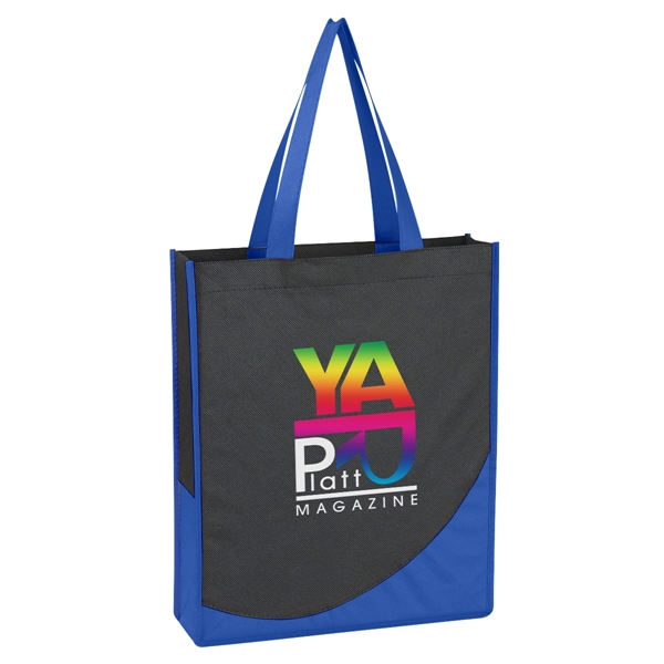 Non-Woven Tote Bag With Accent Trim - Non-Woven Tote Bag With Accent Trim - Image 10 of 16