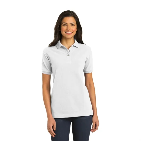 Port Authority® Women's Heavyweight Cotton Pique Polo - Port Authority® Women's Heavyweight Cotton Pique Polo - Image 1 of 6