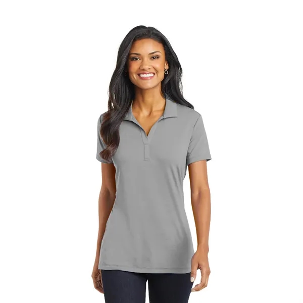 Port Authority® Women's Cotton Touch™ Performance Polo - Port Authority® Women's Cotton Touch™ Performance Polo - Image 5 of 7