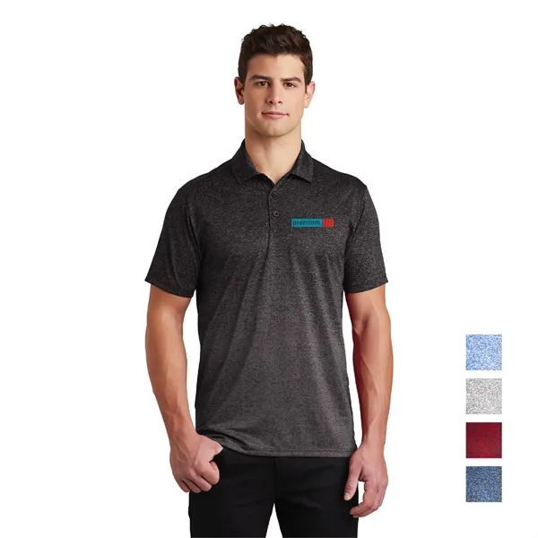 Sport-Tek® Ombre Heather Polo - Sport-Tek® Ombre Heather Polo - Image 0 of 5