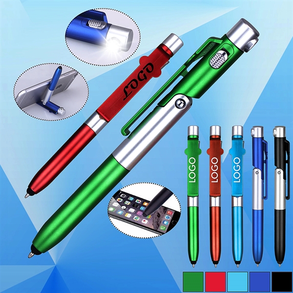 4-in-1 Stylus Pen as Phone Holder - 4-in-1 Stylus Pen as Phone Holder - Image 0 of 5