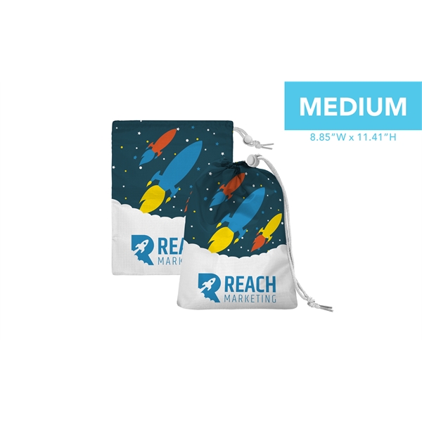 Full Color Cinch Pouch - Medium - Full Color Cinch Pouch - Medium - Image 1 of 3