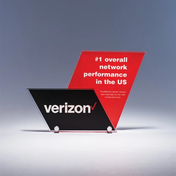 Multi-Layered Custom Cut Acrylic Award - Multi-Layered Custom Cut Acrylic Award - Image 1 of 2