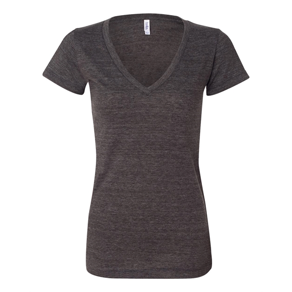 BELLA + CANVAS Women's Triblend Deep V-Neck Tee - BELLA + CANVAS Women's Triblend Deep V-Neck Tee - Image 34 of 84