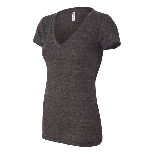 BELLA + CANVAS Women's Triblend Deep V-Neck Tee - BELLA + CANVAS Women's Triblend Deep V-Neck Tee - Image 35 of 84