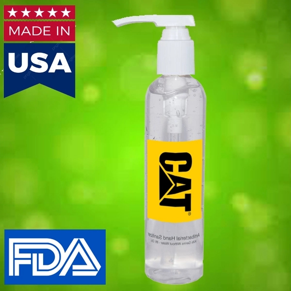 8 Oz. USA Made Antibacterial Hand Sanitizer FDA Approved Plum Grove