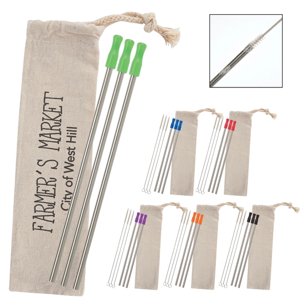 Metal Straw 3 Pack