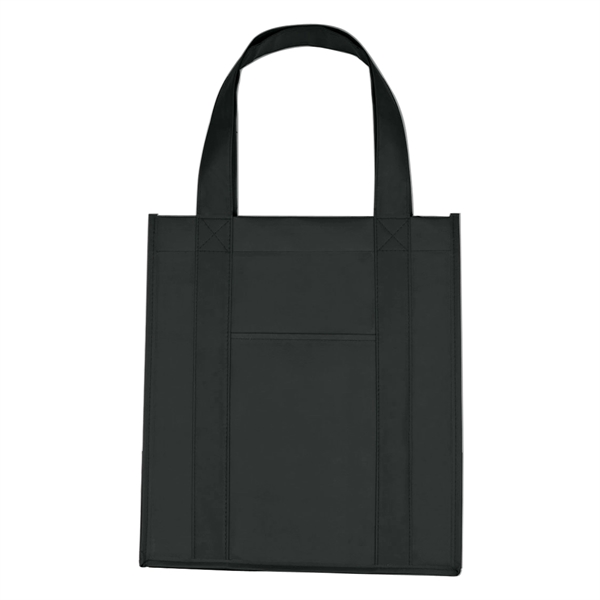 Matte Laminated Non-Woven Shopper Tote Bag - Matte Laminated Non-Woven Shopper Tote Bag - Image 1 of 16