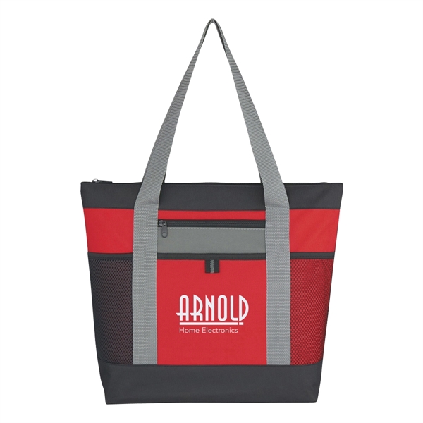 Tri-Color Tote Bag - Tri-Color Tote Bag - Image 9 of 13