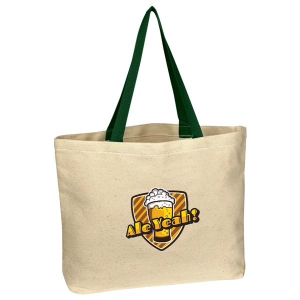 Natural Cotton Canvas Tote Bag - Natural Cotton Canvas Tote Bag - Image 2 of 15