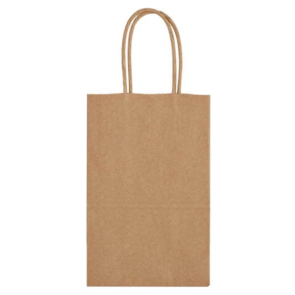 Kraft Paper Brown Shopping Bag - 5-1/4" x 8-1/4" - Kraft Paper Brown Shopping Bag - 5-1/4" x 8-1/4" - Image 3 of 4