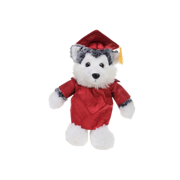 Soft Plush Stuffed Dog in Graduation Cap & Gown - Soft Plush Stuffed Dog in Graduation Cap & Gown - Image 28 of 29