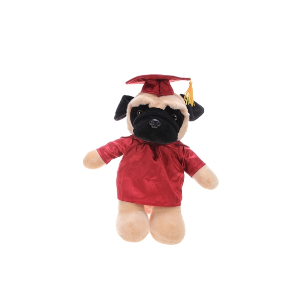 Soft Plush Stuffed Dog in Graduation Cap & Gown - Soft Plush Stuffed Dog in Graduation Cap & Gown - Image 23 of 29