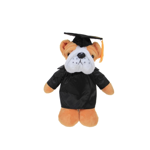 Soft Plush Stuffed Dog in Graduation Cap & Gown - Soft Plush Stuffed Dog in Graduation Cap & Gown - Image 14 of 29