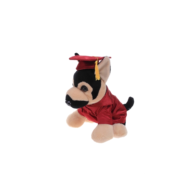 Soft Plush Stuffed Dog in Graduation Cap & Gown - Soft Plush Stuffed Dog in Graduation Cap & Gown - Image 8 of 29