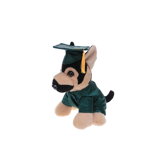 Soft Plush Stuffed Dog in Graduation Cap & Gown - Soft Plush Stuffed Dog in Graduation Cap & Gown - Image 7 of 29