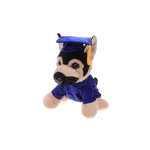 Soft Plush Stuffed Dog in Graduation Cap & Gown - Soft Plush Stuffed Dog in Graduation Cap & Gown - Image 6 of 29